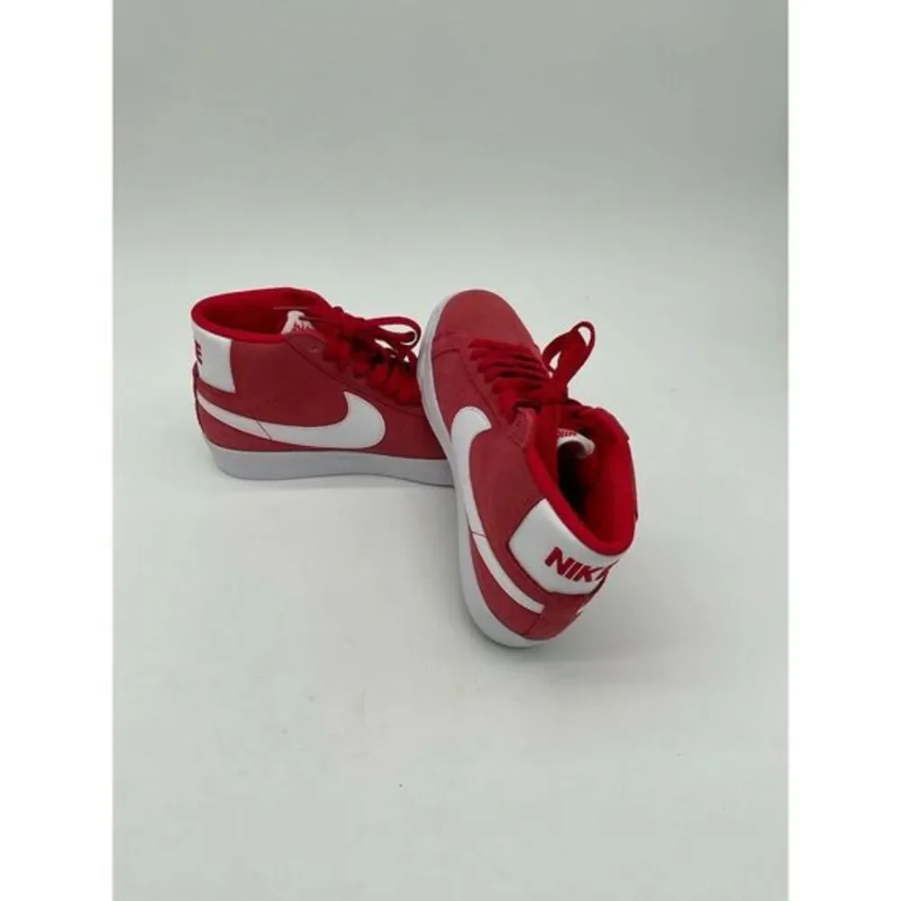 Nike SB Zoom Blazer Mid University Red/White Suede- New‎ Size 4Y